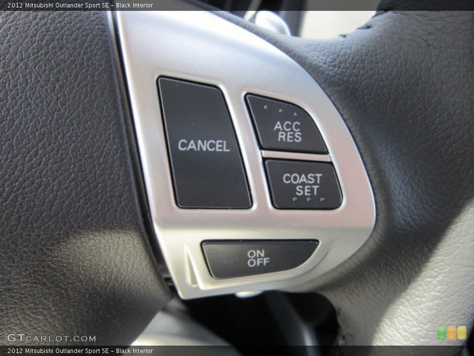 Black Interior Controls for the 2012 Mitsubishi Outlander Sport SE #65131585