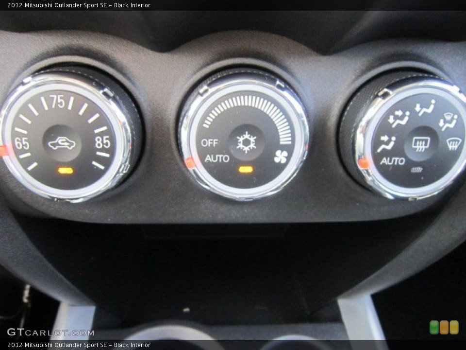 Black Interior Controls for the 2012 Mitsubishi Outlander Sport SE #65131633