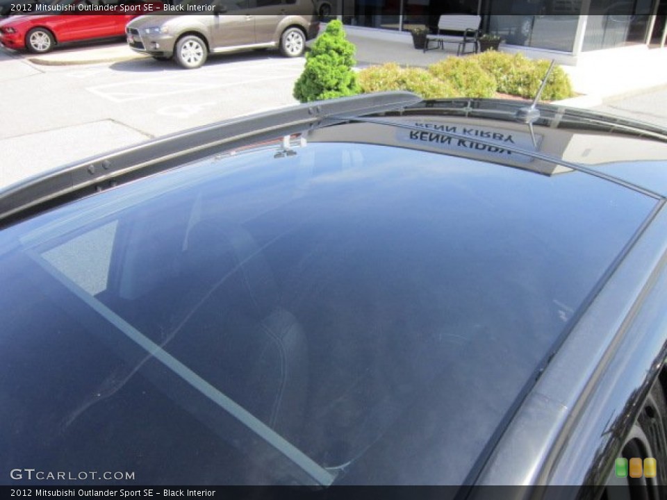 Black Interior Sunroof for the 2012 Mitsubishi Outlander Sport SE #65131741
