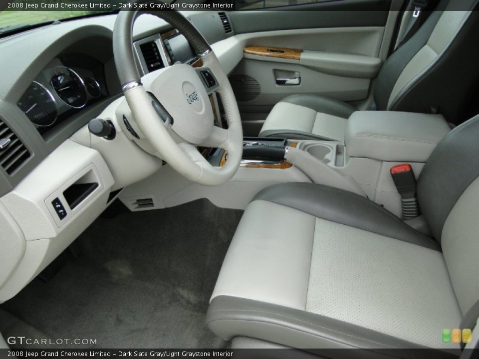 Dark Slate Gray/Light Graystone Interior Photo for the 2008 Jeep Grand Cherokee Limited #65137352