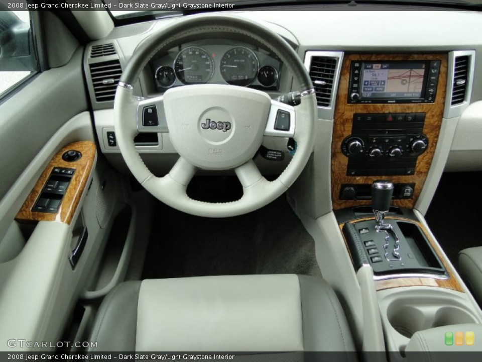 Dark Slate Gray/Light Graystone Interior Dashboard for the 2008 Jeep Grand Cherokee Limited #65137391