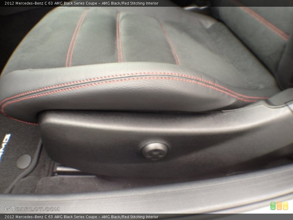 AMG Black/Red Stitching Interior Photo for the 2012 Mercedes-Benz C 63 AMG Black Series Coupe #65139722