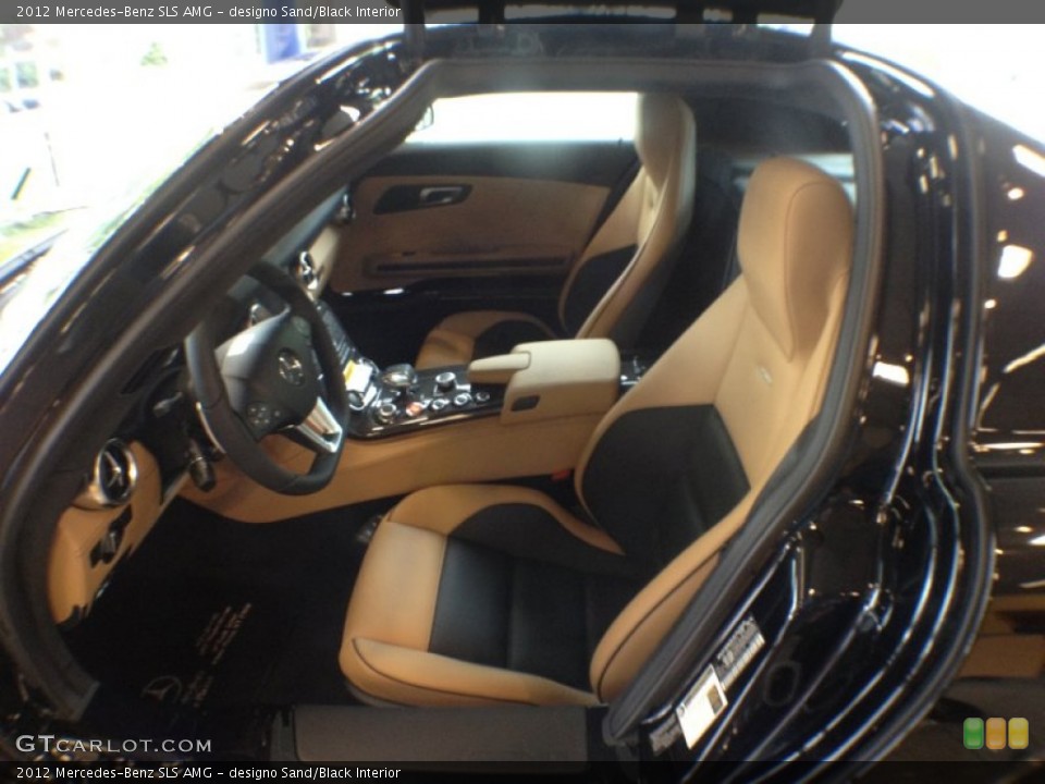 designo Sand/Black Interior Photo for the 2012 Mercedes-Benz SLS AMG #65139957