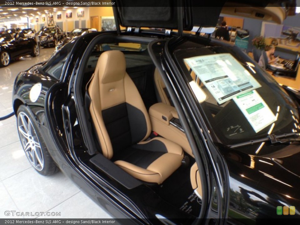 designo Sand/Black Interior Photo for the 2012 Mercedes-Benz SLS AMG #65140064
