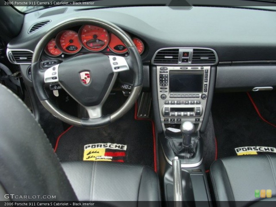 Black Interior Dashboard for the 2006 Porsche 911 Carrera S Cabriolet #65141633