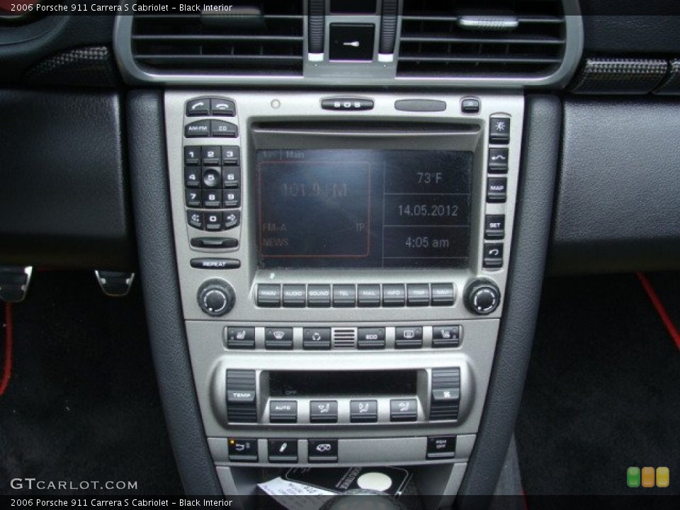 Black Interior Controls for the 2006 Porsche 911 Carrera S Cabriolet #65141660