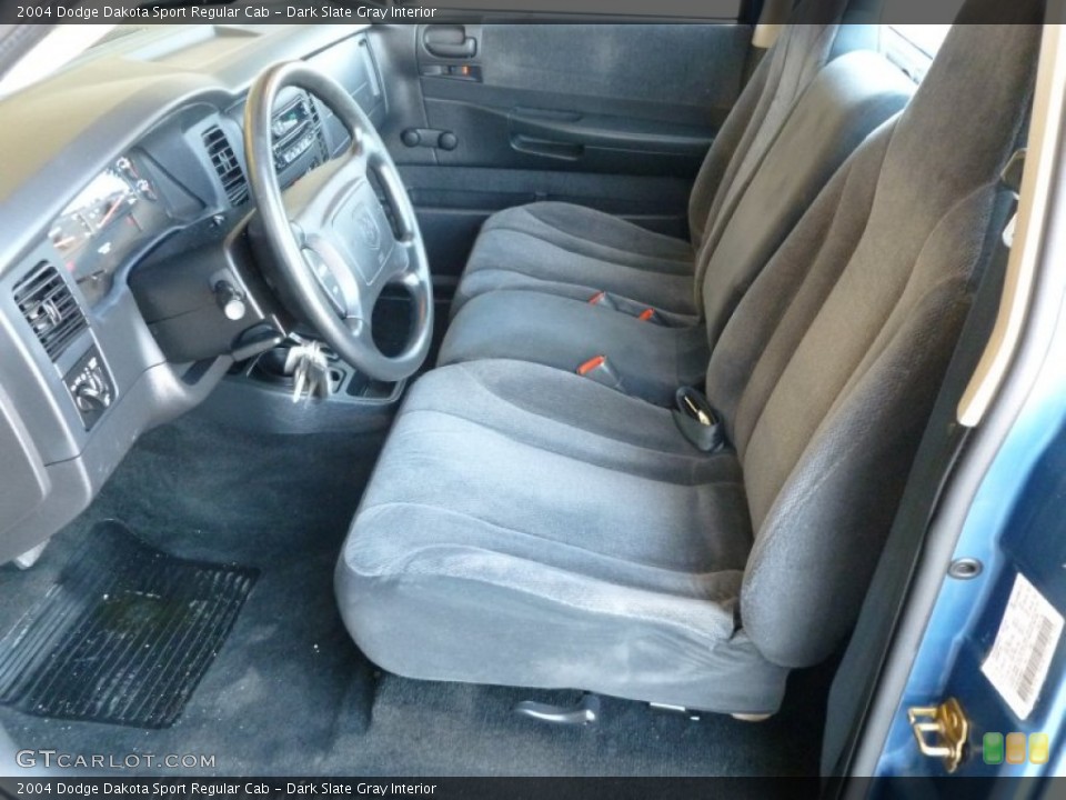 Dark Slate Gray Interior Photo for the 2004 Dodge Dakota Sport Regular Cab #65144895