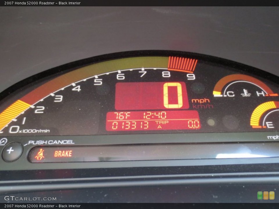 Black Interior Gauges for the 2007 Honda S2000 Roadster #65146518