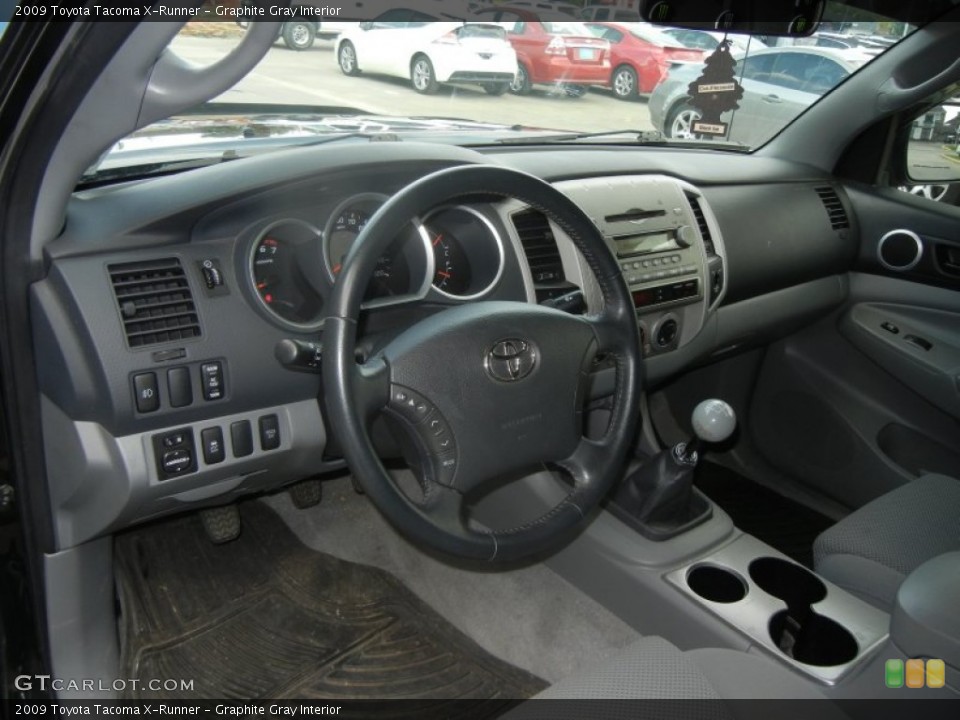 Graphite Gray Interior Prime Interior for the 2009 Toyota Tacoma X-Runner #65151614
