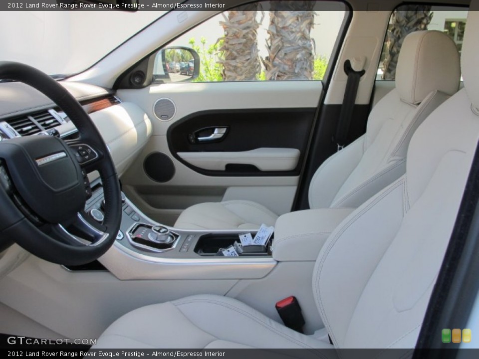 Almond/Espresso Interior Photo for the 2012 Land Rover Range Rover Evoque Prestige #65153562