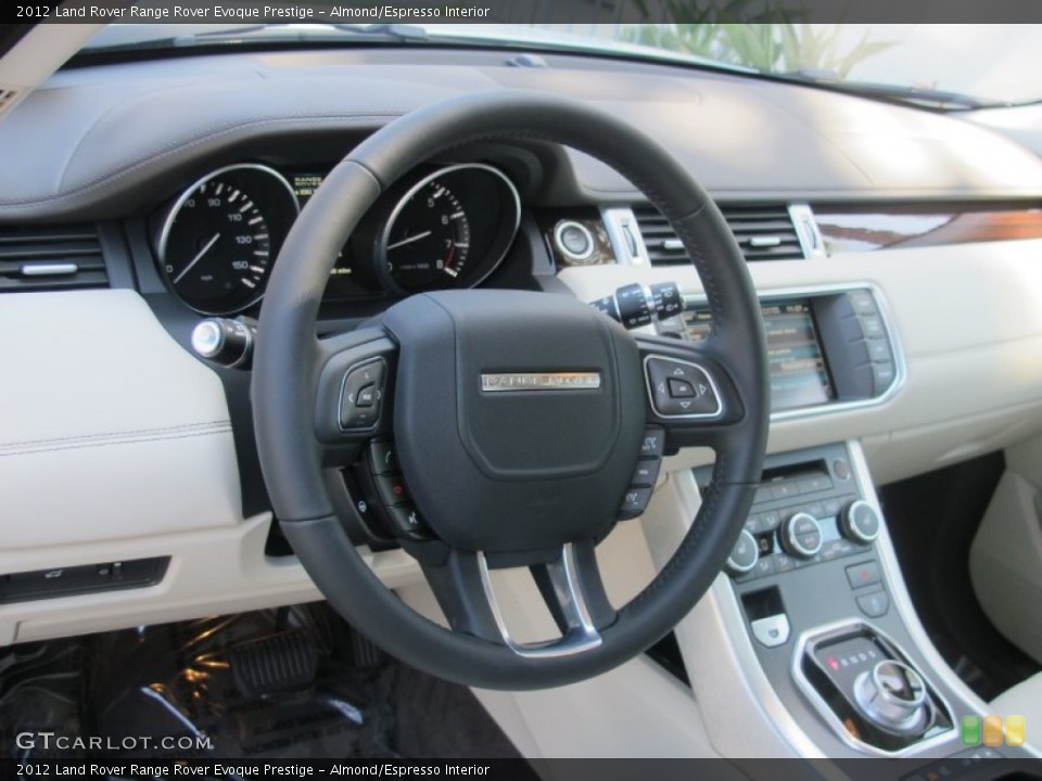 Almond/Espresso Interior Dashboard for the 2012 Land Rover Range Rover Evoque Prestige #65153571