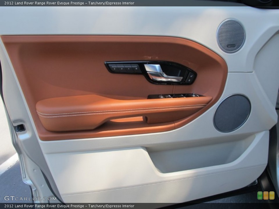 Tan/Ivory/Espresso Interior Door Panel for the 2012 Land Rover Range Rover Evoque Prestige #65153832