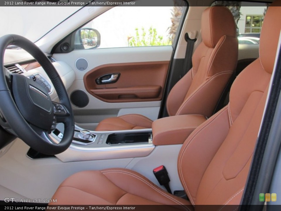 Tan/Ivory/Espresso Interior Photo for the 2012 Land Rover Range Rover Evoque Prestige #65153841