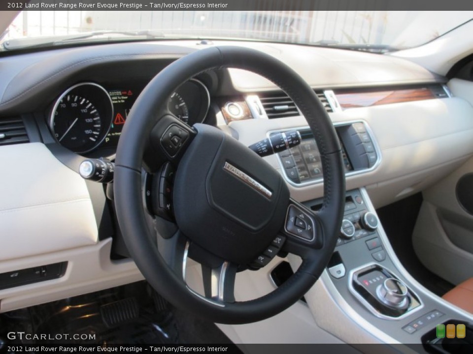 Tan/Ivory/Espresso Interior Dashboard for the 2012 Land Rover Range Rover Evoque Prestige #65153850