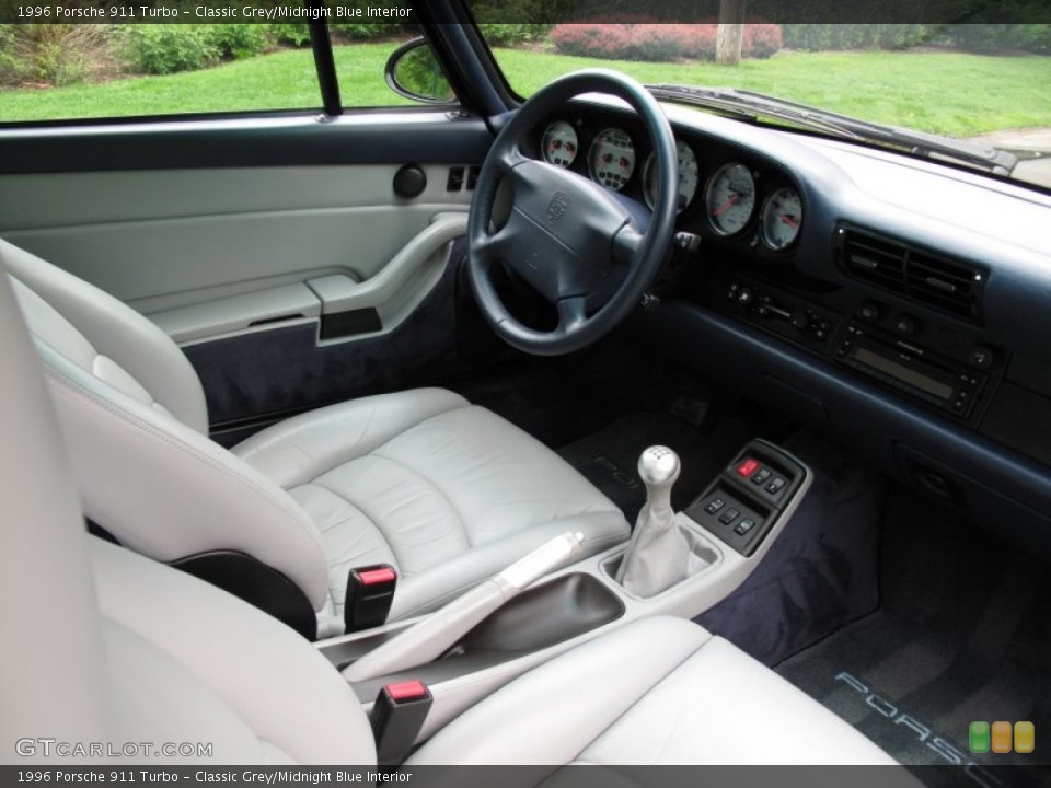 Classic Grey/Midnight Blue Interior Dashboard for the 1996 Porsche 911 Turbo #65154090