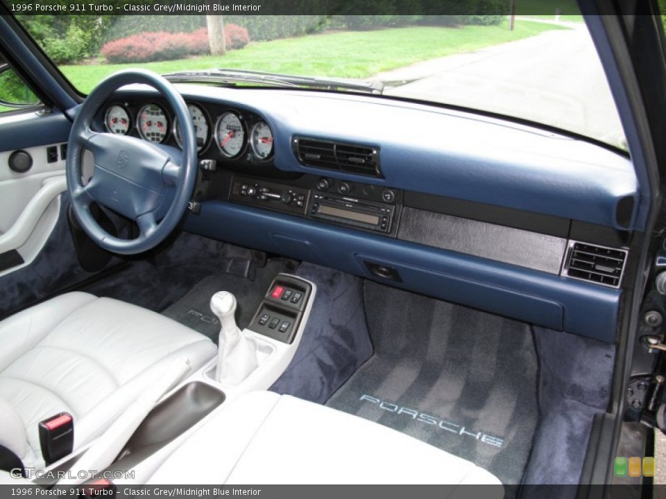 Classic Grey/Midnight Blue Interior Dashboard for the 1996 Porsche 911 Turbo #65154099