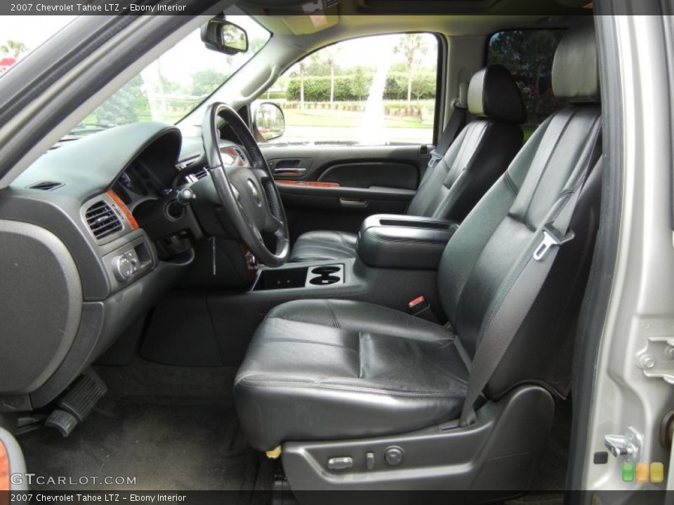 Ebony Interior Photo for the 2007 Chevrolet Tahoe LTZ #65155884