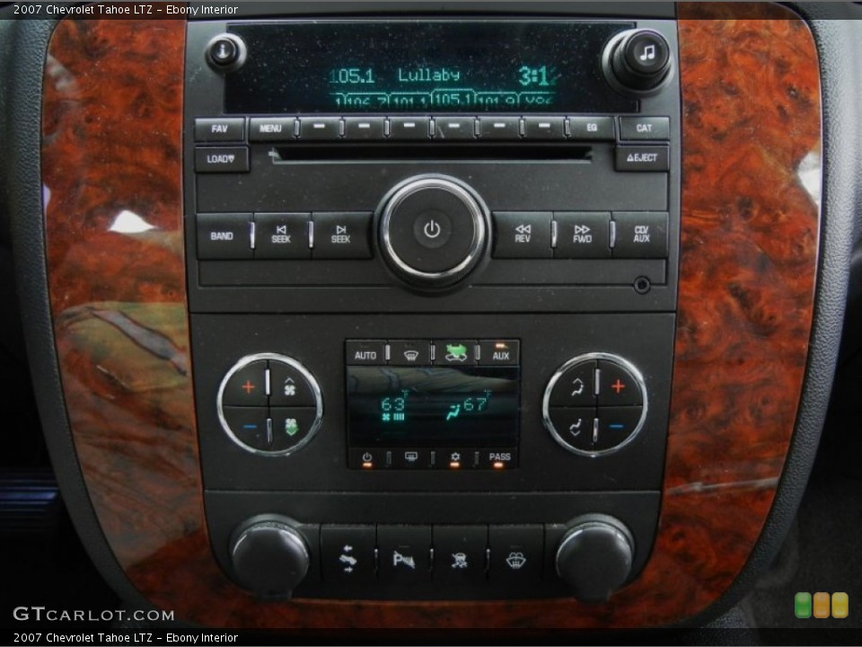 Ebony Interior Controls for the 2007 Chevrolet Tahoe LTZ #65155980