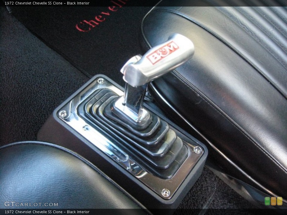 Black Interior Transmission for the 1972 Chevrolet Chevelle SS Clone #65156394