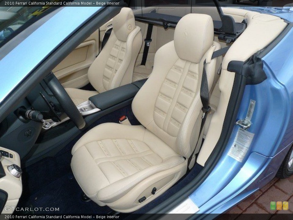 Beige Interior Front Seat for the 2010 Ferrari California  #65167362