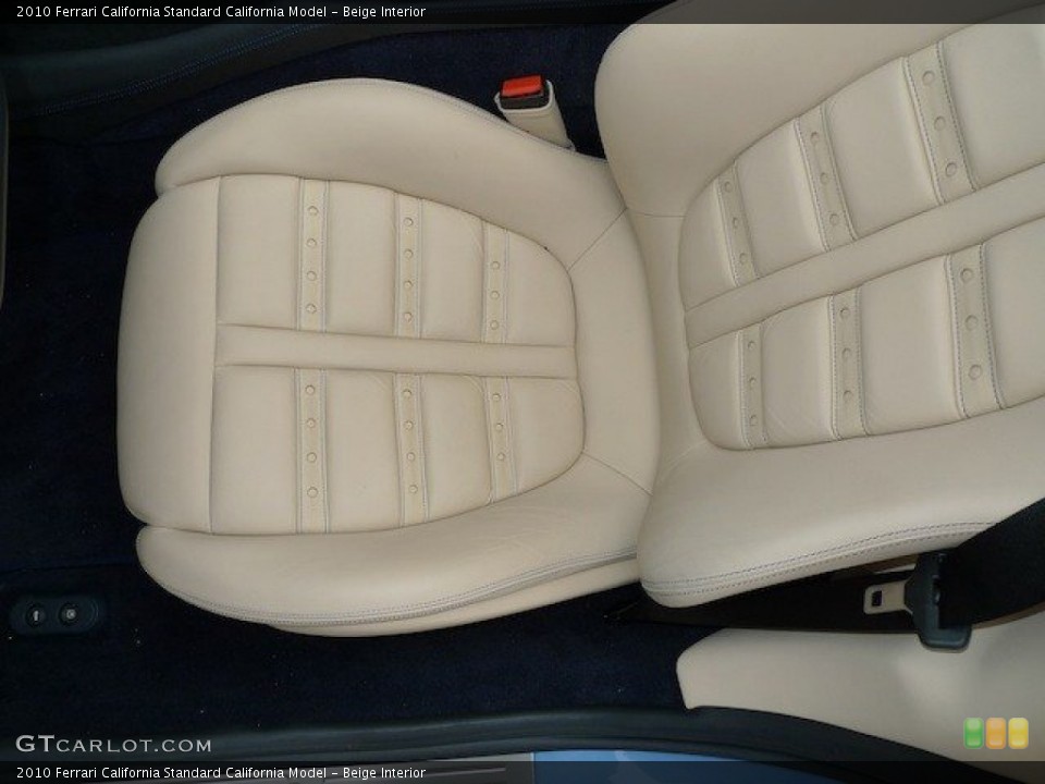 Beige Interior Front Seat for the 2010 Ferrari California  #65167368