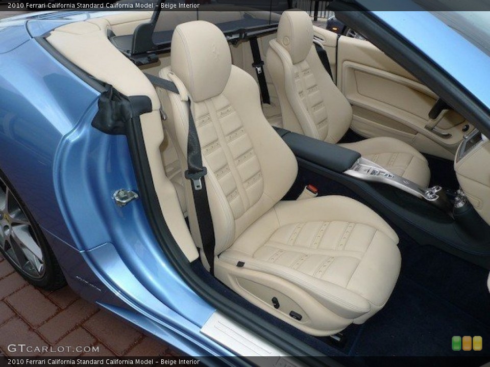 Beige Interior Front Seat for the 2010 Ferrari California  #65167401