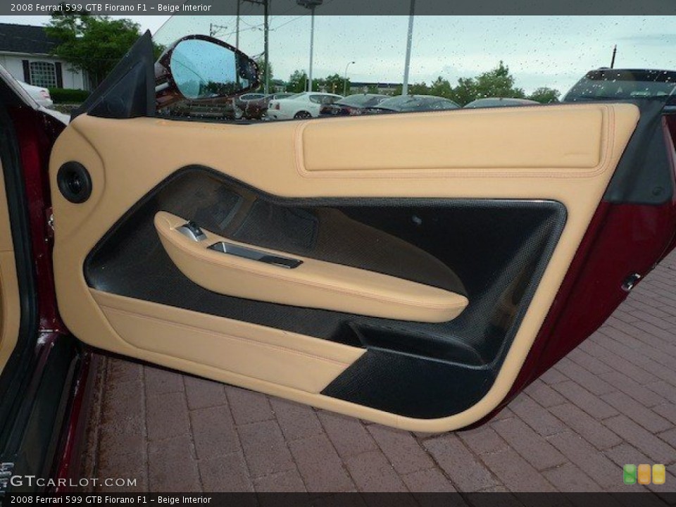 Beige Interior Door Panel for the 2008 Ferrari 599 GTB Fiorano F1 #65167617