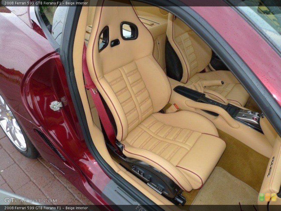 Beige Interior Photo for the 2008 Ferrari 599 GTB Fiorano F1 #65167644