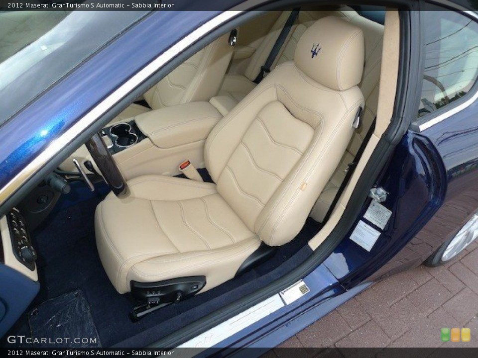Sabbia Interior Front Seat for the 2012 Maserati GranTurismo S Automatic #65168037
