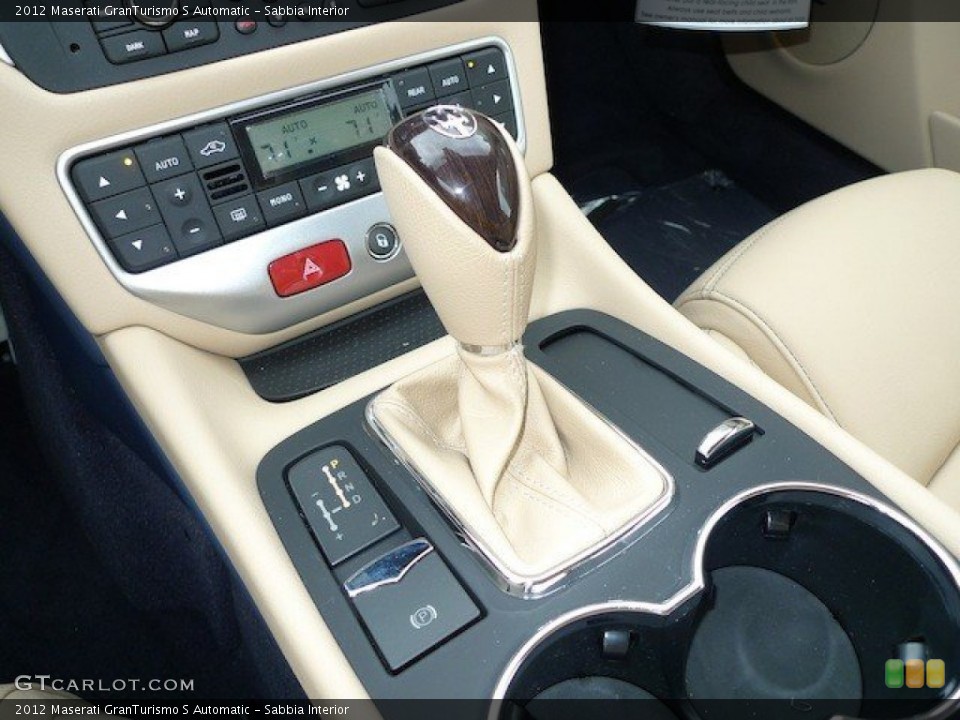 Sabbia Interior Transmission for the 2012 Maserati GranTurismo S Automatic #65168109