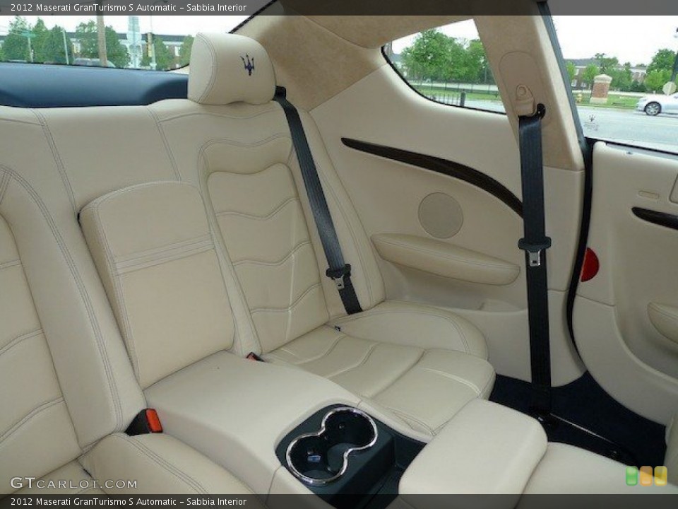 Sabbia Interior Rear Seat for the 2012 Maserati GranTurismo S Automatic #65168118