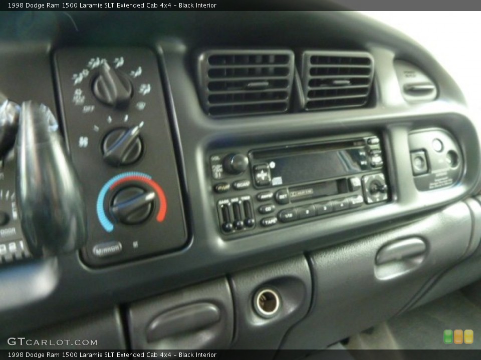 Black Interior Controls for the 1998 Dodge Ram 1500 Laramie SLT Extended Cab 4x4 #65176239