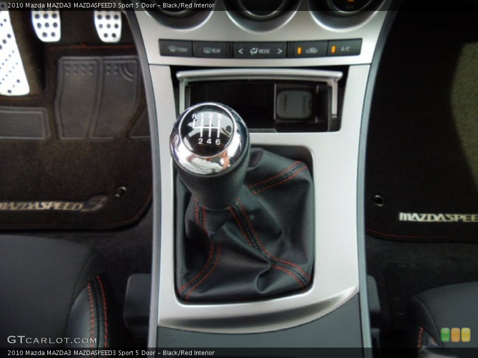 Black/Red Interior Transmission for the 2010 Mazda MAZDA3 MAZDASPEED3 Sport 5 Door #65183358