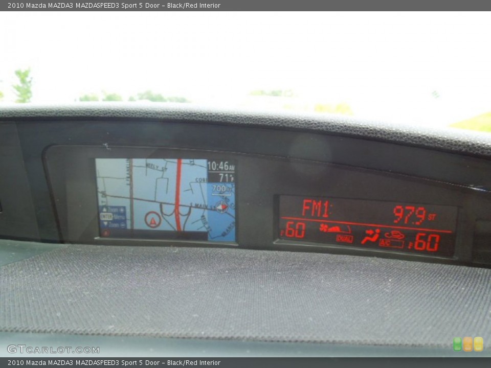 Black/Red Interior Gauges for the 2010 Mazda MAZDA3 MAZDASPEED3 Sport 5 Door #65183364