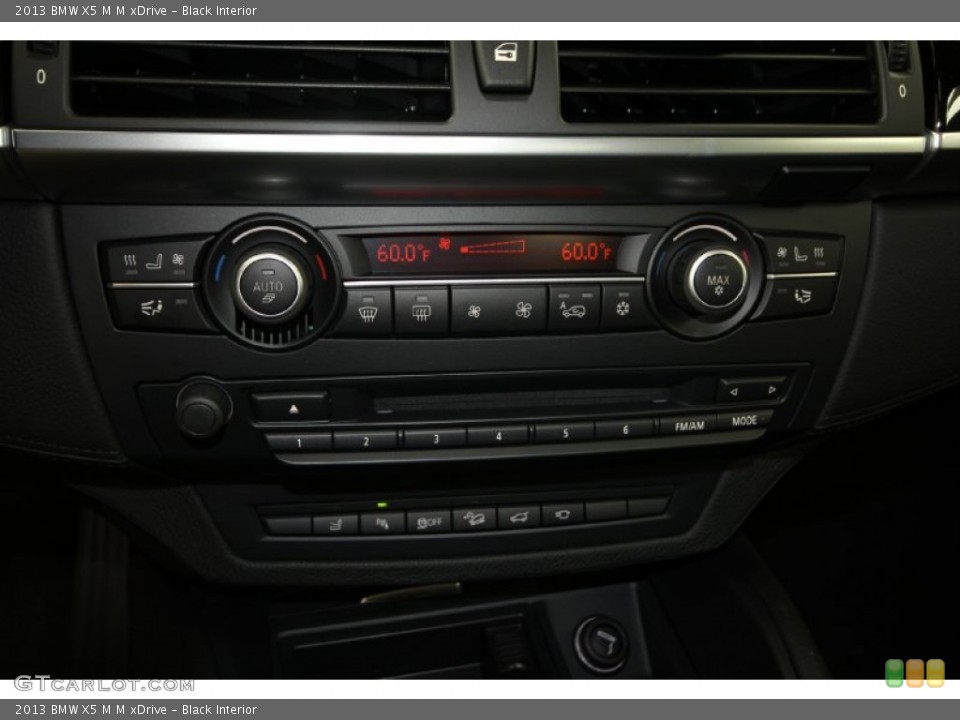 Black Interior Controls for the 2013 BMW X5 M M xDrive #65195112