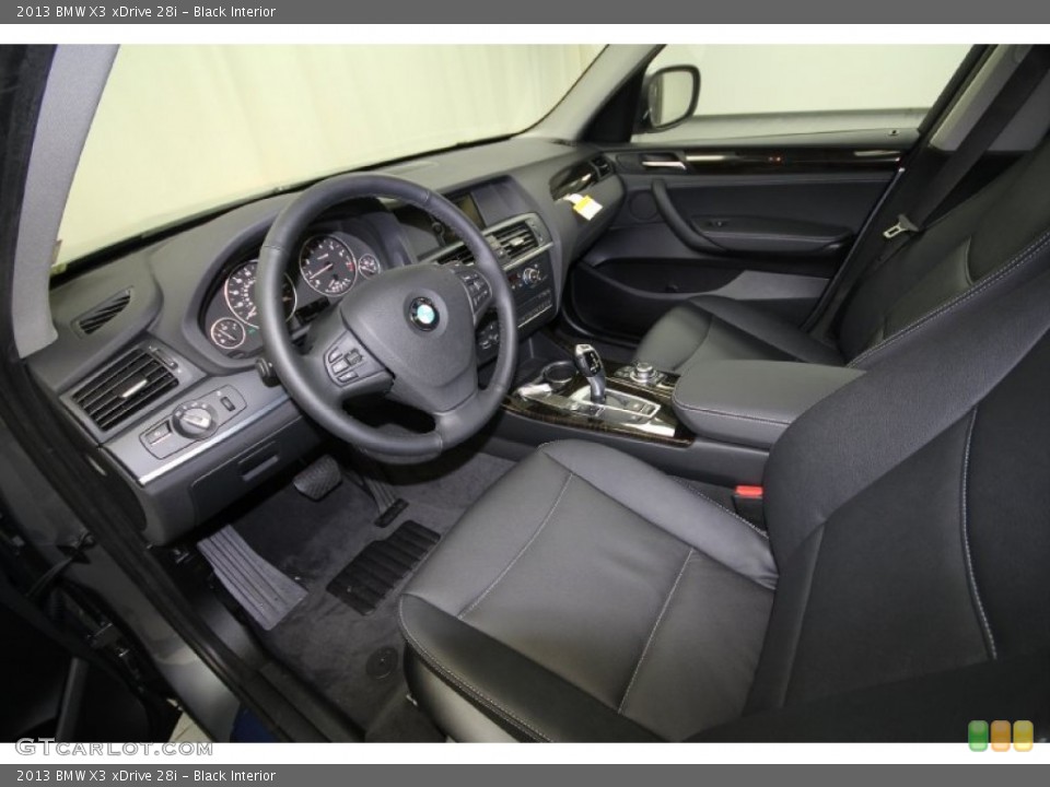 Black Interior Photo for the 2013 BMW X3 xDrive 28i #65196330