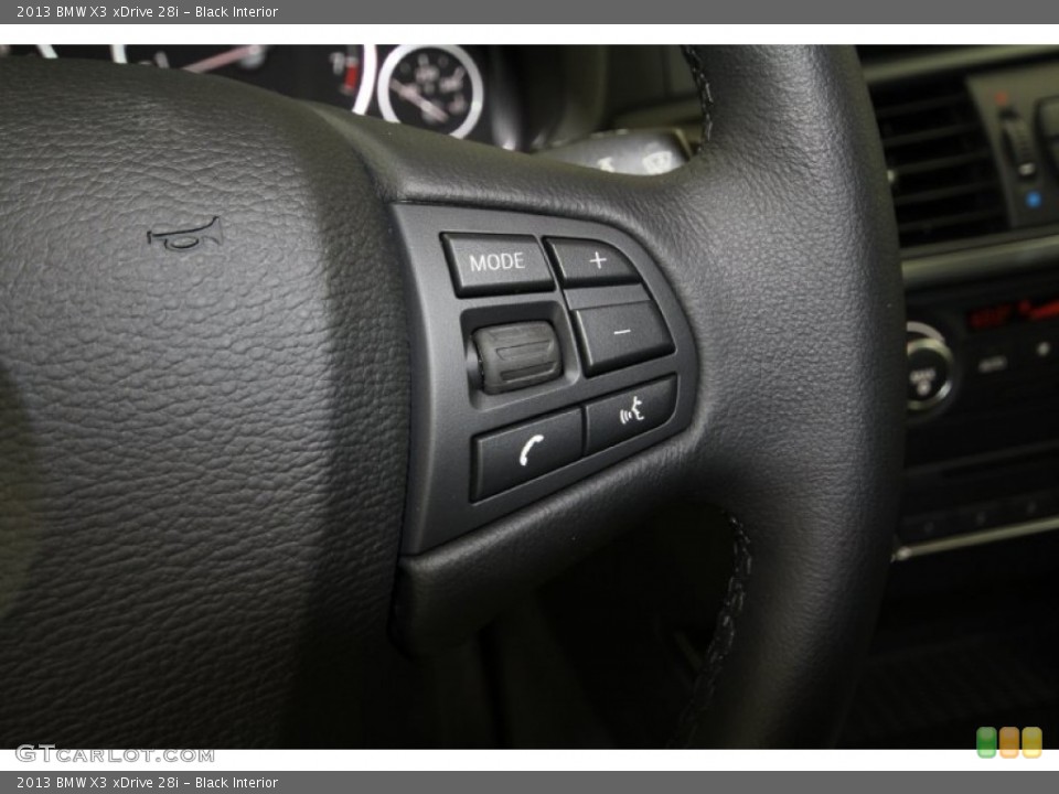 Black Interior Controls for the 2013 BMW X3 xDrive 28i #65196399