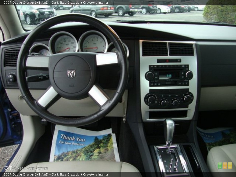 Dark Slate Gray/Light Graystone Interior Dashboard for the 2007 Dodge Charger SXT AWD #65204646