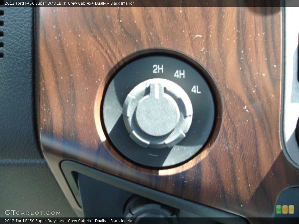 Black Interior Controls for the 2012 Ford F450 Super Duty Lariat Crew Cab 4x4 Dually #65204739