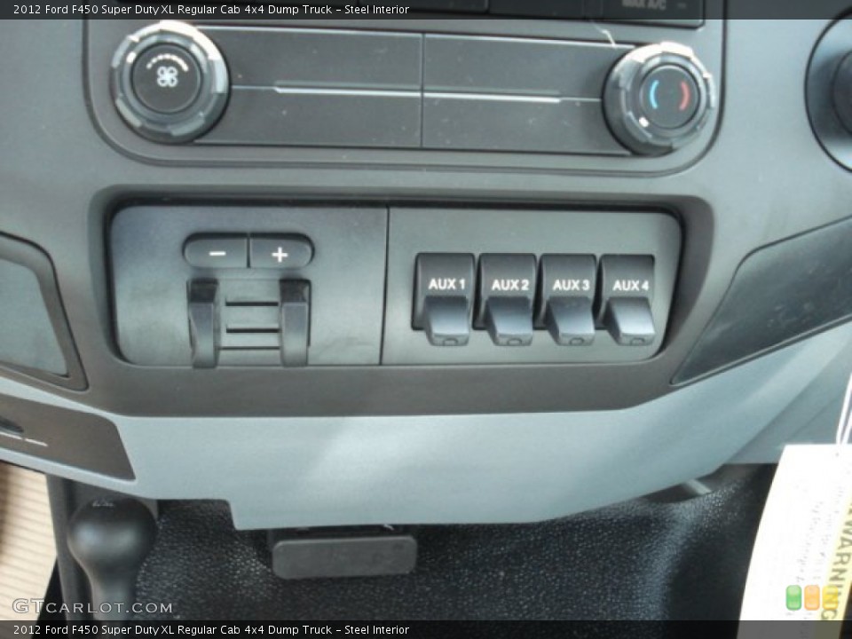 Steel Interior Controls for the 2012 Ford F450 Super Duty XL Regular Cab 4x4 Dump Truck #65205222