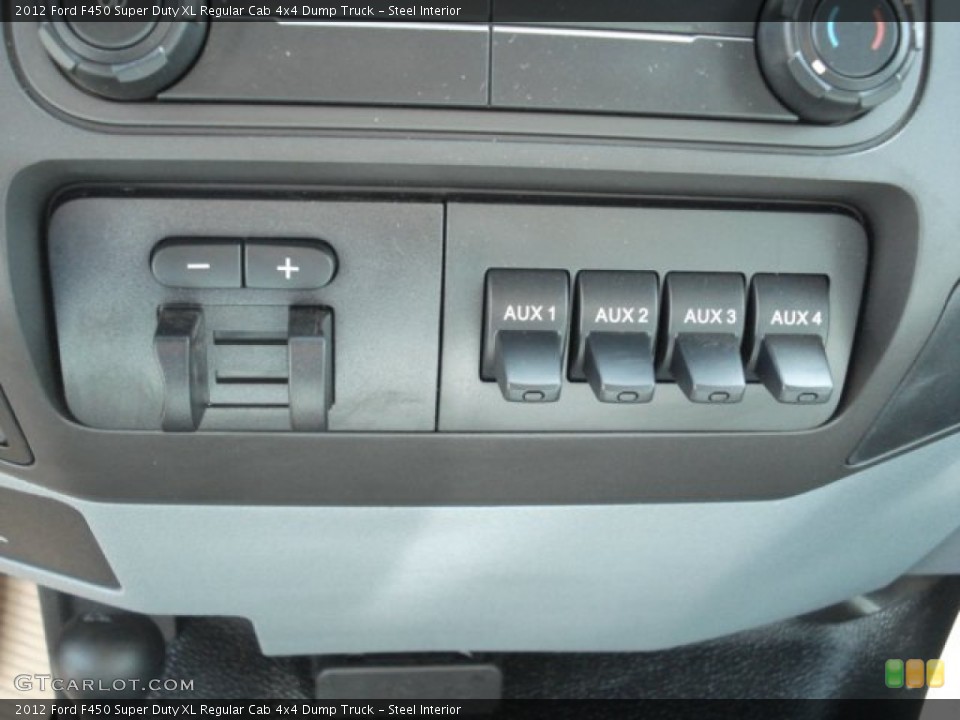 Steel Interior Controls for the 2012 Ford F450 Super Duty XL Regular Cab 4x4 Dump Truck #65205246