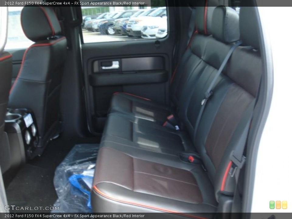 FX Sport Appearance Black/Red Interior Photo for the 2012 Ford F150 FX4 SuperCrew 4x4 #65206270