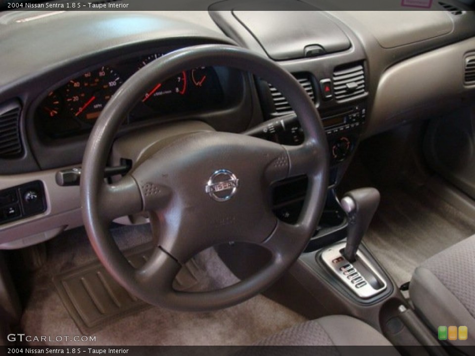 Taupe Interior Steering Wheel for the 2004 Nissan Sentra 1.8 S #65208576
