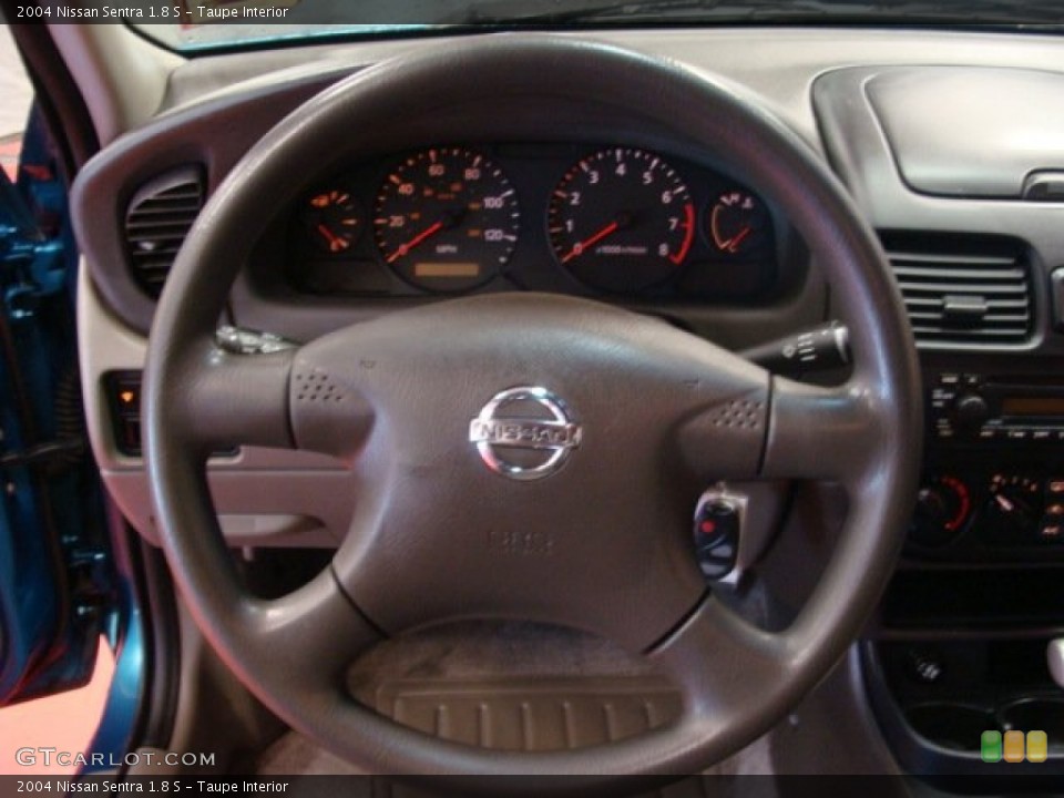 Taupe Interior Steering Wheel for the 2004 Nissan Sentra 1.8 S #65208622