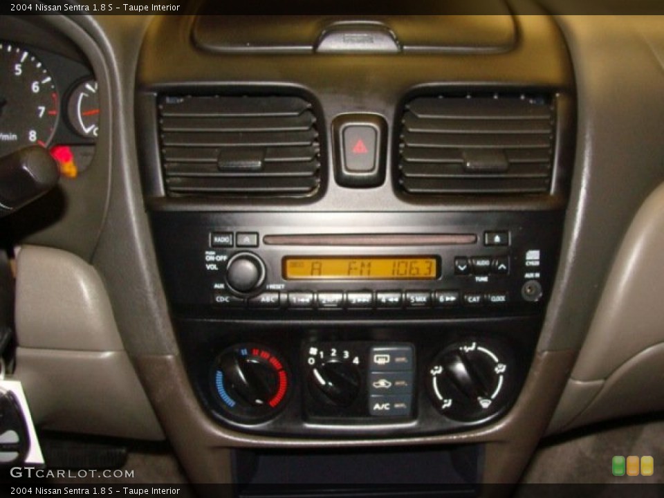Taupe Interior Controls for the 2004 Nissan Sentra 1.8 S #65208634