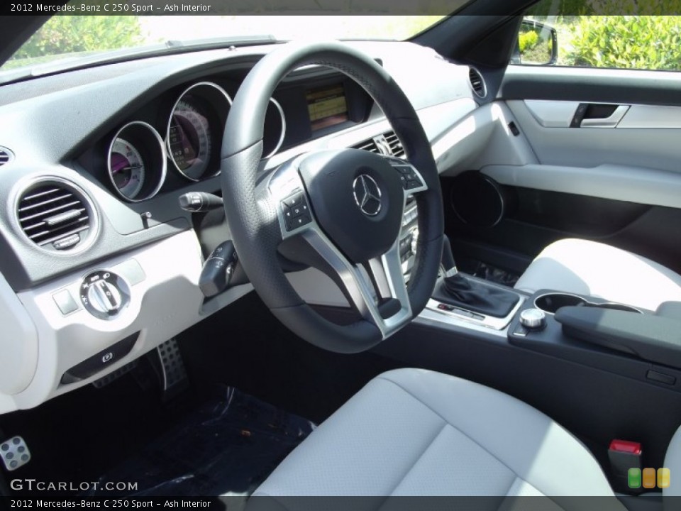 Ash Interior Steering Wheel for the 2012 Mercedes-Benz C 250 Sport #65209033