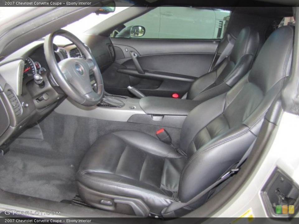 Ebony Interior Photo for the 2007 Chevrolet Corvette Coupe #65215266