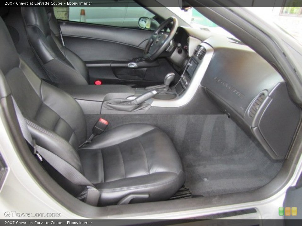 Ebony Interior Photo for the 2007 Chevrolet Corvette Coupe #65215284