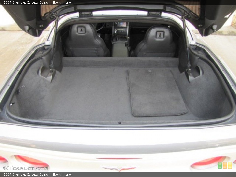 Ebony Interior Trunk for the 2007 Chevrolet Corvette Coupe #65215489