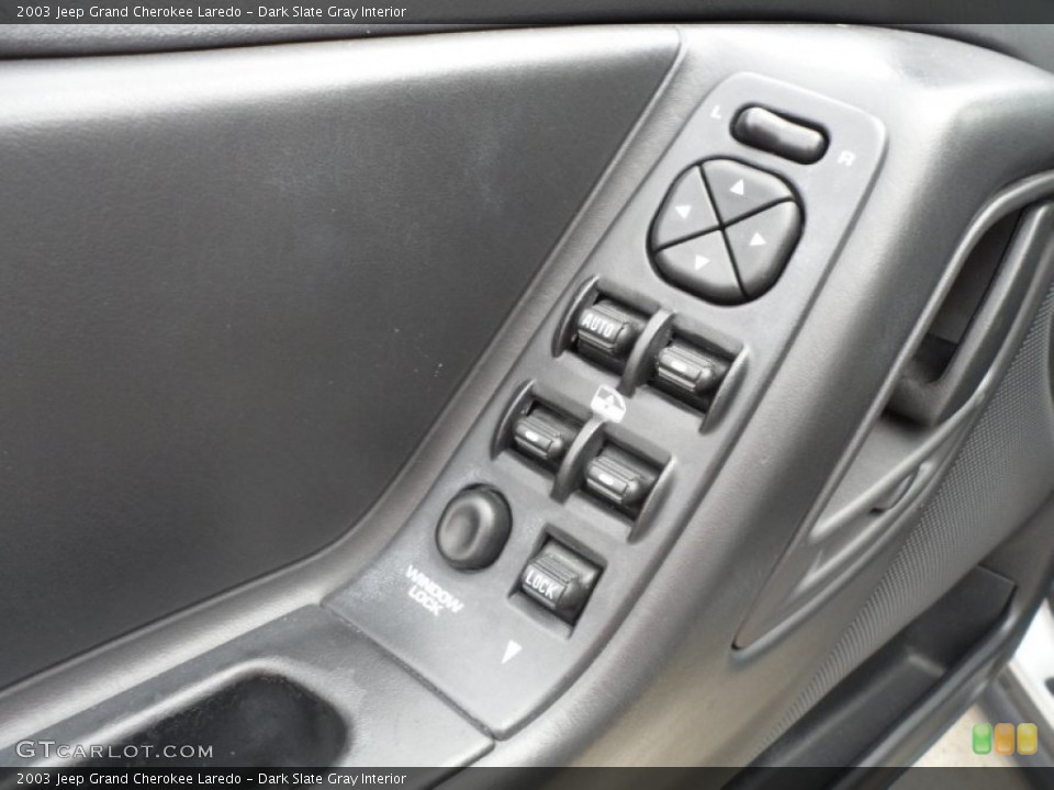 Dark Slate Gray Interior Controls for the 2003 Jeep Grand Cherokee Laredo #65217736